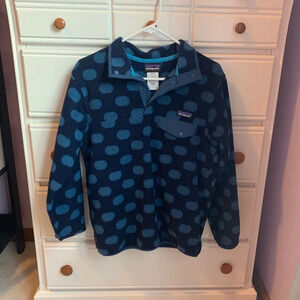 Patagonia Polka Dot Print Synchilla Snap-T Fleece Pullover